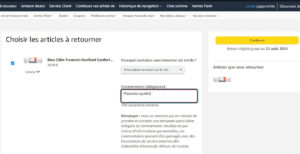 Renvoyer gratuitement un colis à amazon